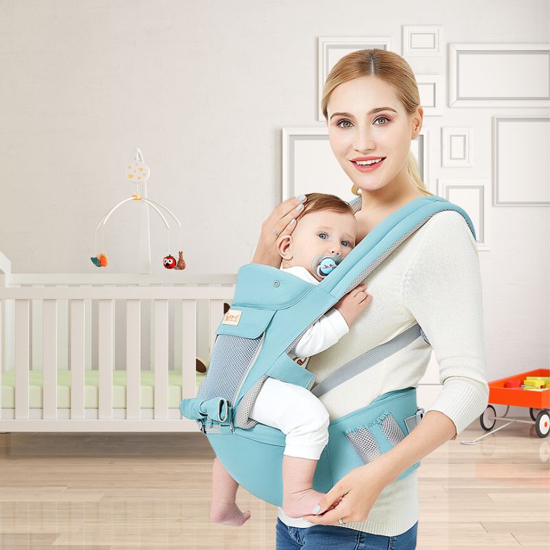 CarrierBlou™: Porte - bébé ergonomique 3 en 1 - BABYSBLOU