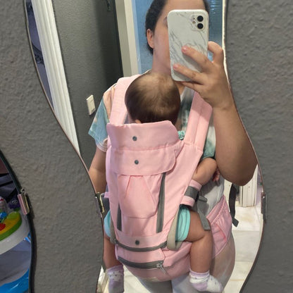 CarrierBlou™: Porte - bébé ergonomique 3 en 1 - BABYSBLOU