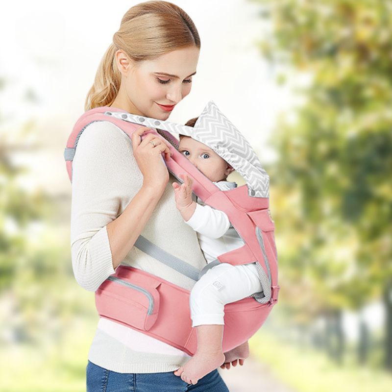 CarrierBlou™: Porte - bébé ergonomique 3 en 1 - BABYSBLOU