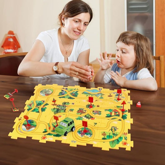 Circuit voiture enfant - Railpuzz™ - BABYSBLOU