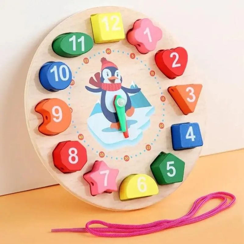 Horloge d'apprentissage - BébéPingouin™ - BABYSBLOU