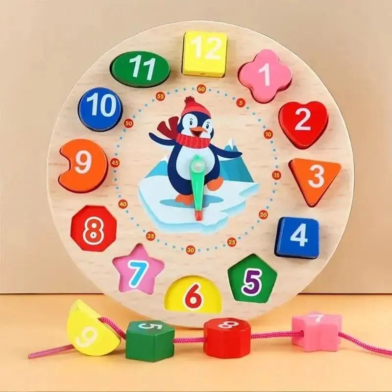 Horloge d'apprentissage - BébéPingouin™ - BABYSBLOU