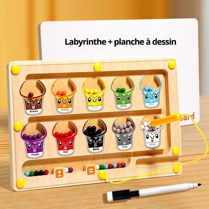 jeu magnétique - LabyMaths™ - BABYSBLOU