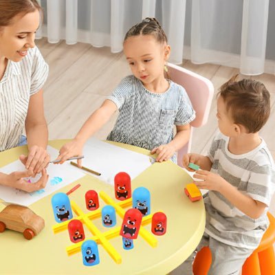 Jeux de société famille - Jeu Tic - Tac - Toe Éducatif - BABYSBLOU