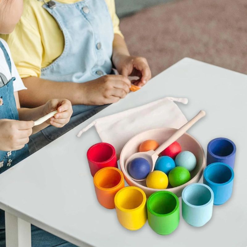 Jouet en bois Montessori - Jeu de Tri et Empilage - BABYSBLOU