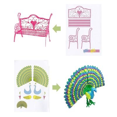 Livre Modèles 3D Réutilisables - Motifs Amusants pour Enfants | CreaTech - BABYSBLOU