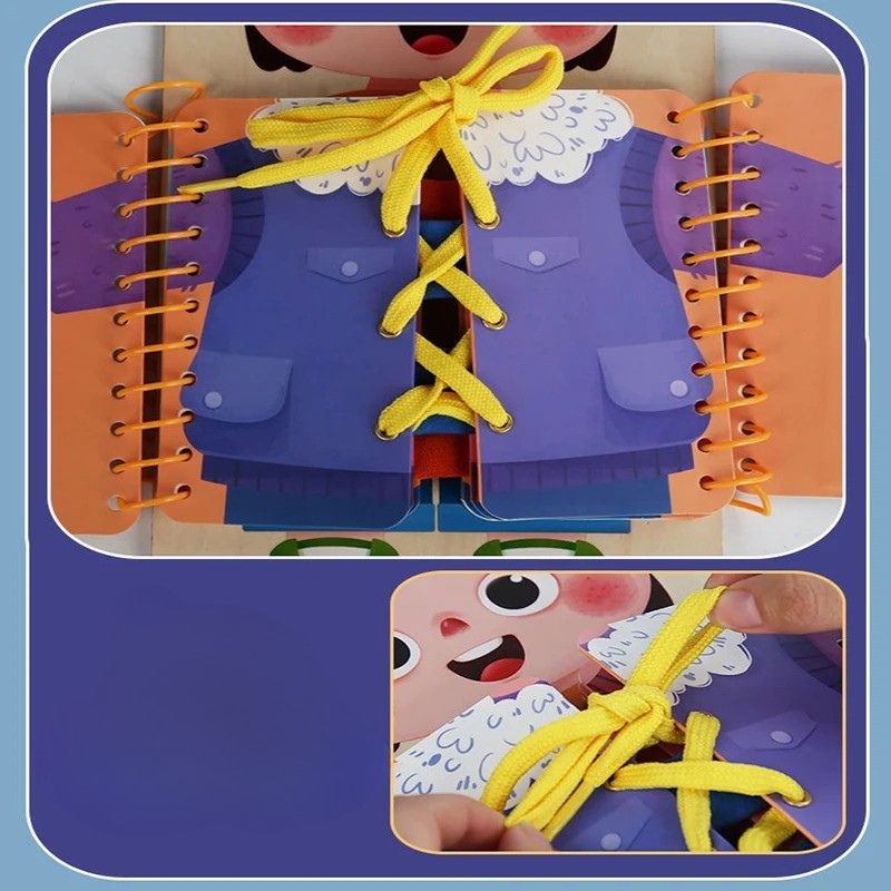 Planche Montessori - livre d'habillage - BABYSBLOU
