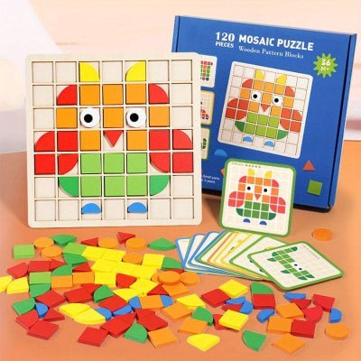 Puzzle Montessori - Blocs de Construction en Bois - BABYSBLOU