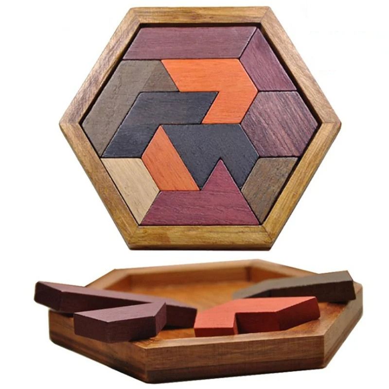puzzle tangram - Jeu de réflexion éducatif pour enfants - BABYSBLOU