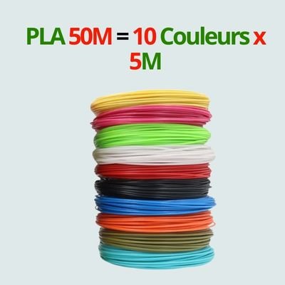Recharges PLA Colorées pour Stylo 3D | Écologique - BABYSBLOU