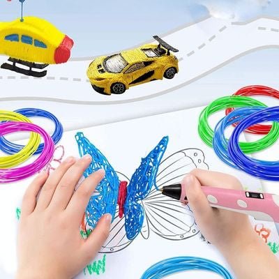 Recharges PLA Colorées pour Stylo 3D | Écologique - BABYSBLOU