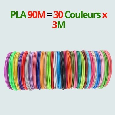 Recharges PLA Colorées pour Stylo 3D | Écologique - BABYSBLOU
