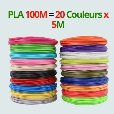 Recharges PLA Colorées pour Stylo 3D | Écologique - BABYSBLOU