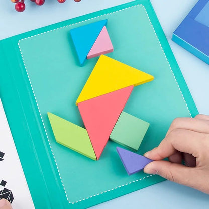 Tangram Magnétique - Occupez votre enfant en déplacement - BABYSBLOU