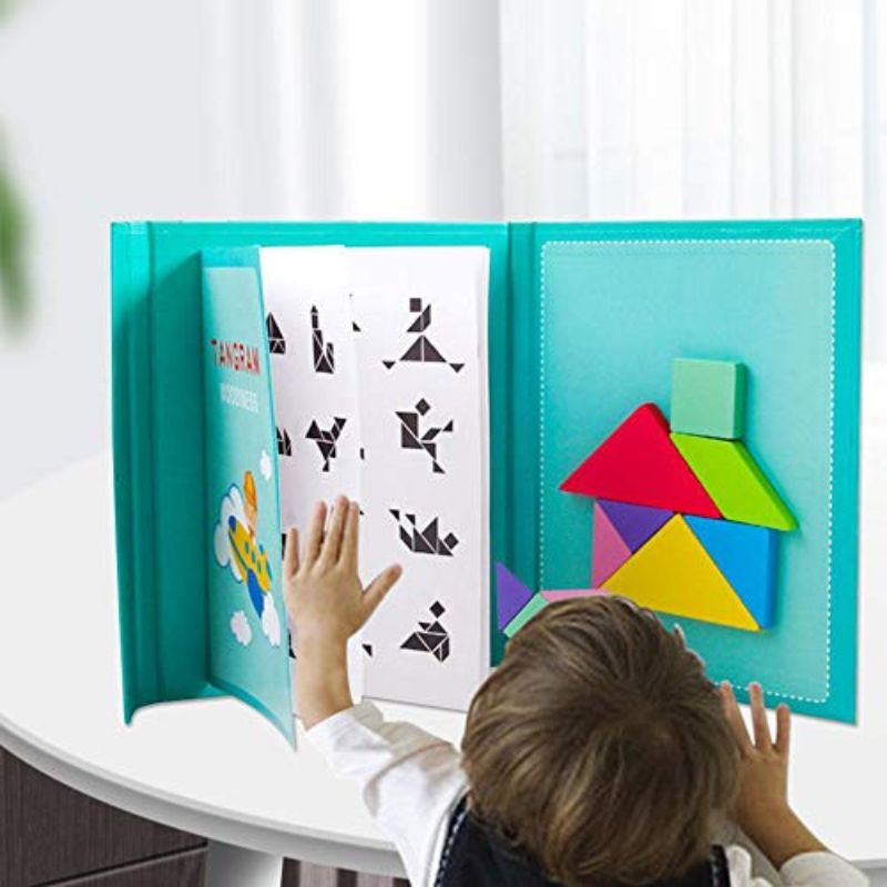 Tangram Magnétique - Occupez votre enfant en déplacement - BABYSBLOU