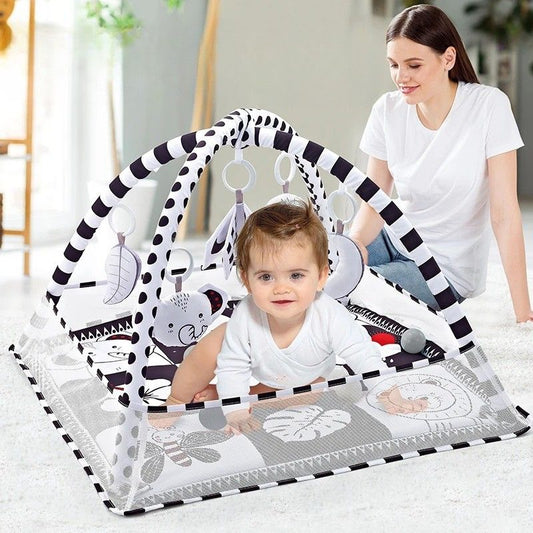 Tapis-d-éveil-noir-et-blanc-pour-bébé-développement-sensoriel-et-moteur