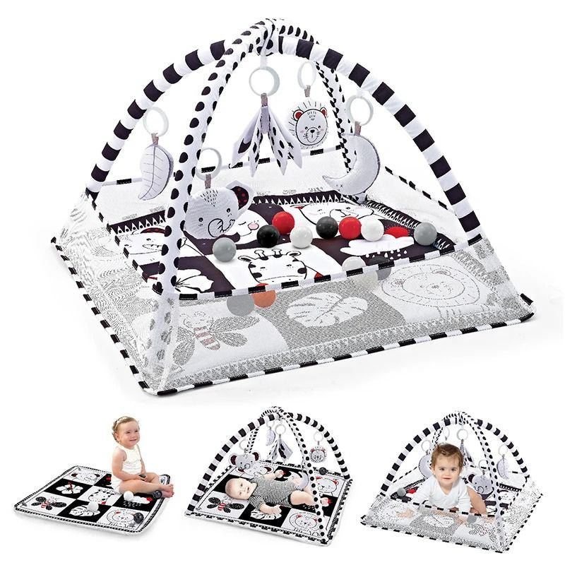 Tapis-d-éveil-noir-et-blanc-pour-bébé-développement-sensoriel