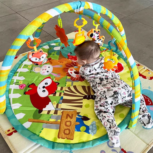 tapis-d-éveil-avec-arche-bébé-jeu-sensoriel